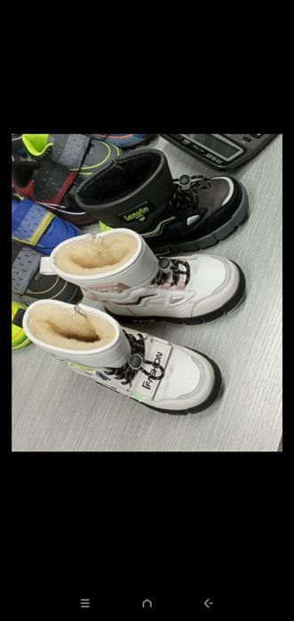 Зимние детские ботинки