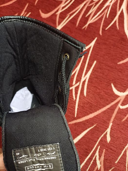 Дамски кубинки естествена кожа