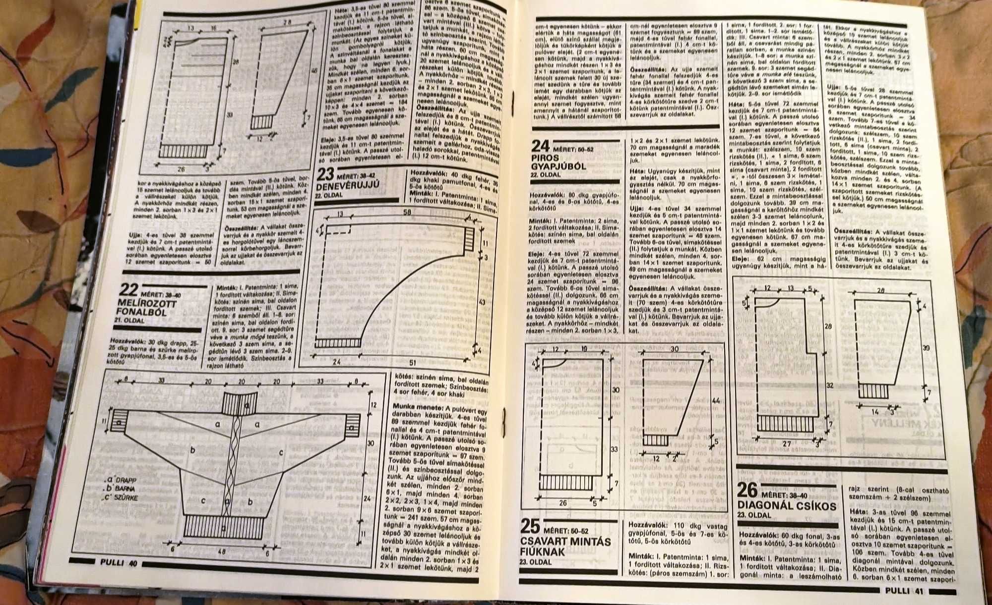 Списания за плетене Modische Maschen от 1979-1989 + Diana Super Pullis