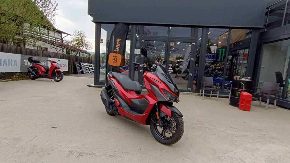 Scuter SYM JetX 125 CBS rulat 296km- se conduce cu B