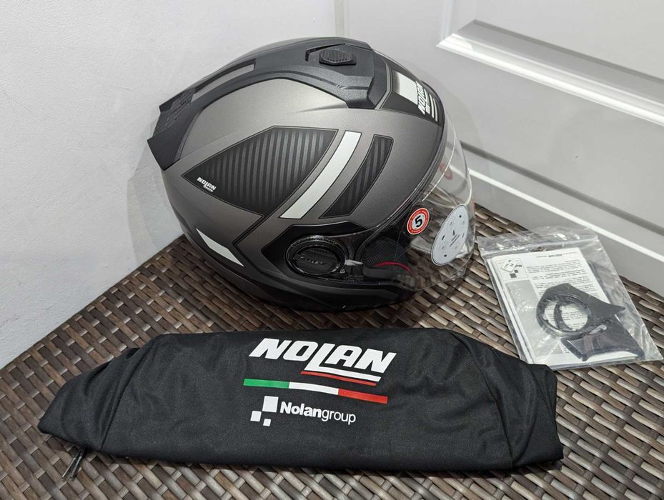 Casca moto chopper /scooter Nolan N40-5, marime S -open face, ochelari