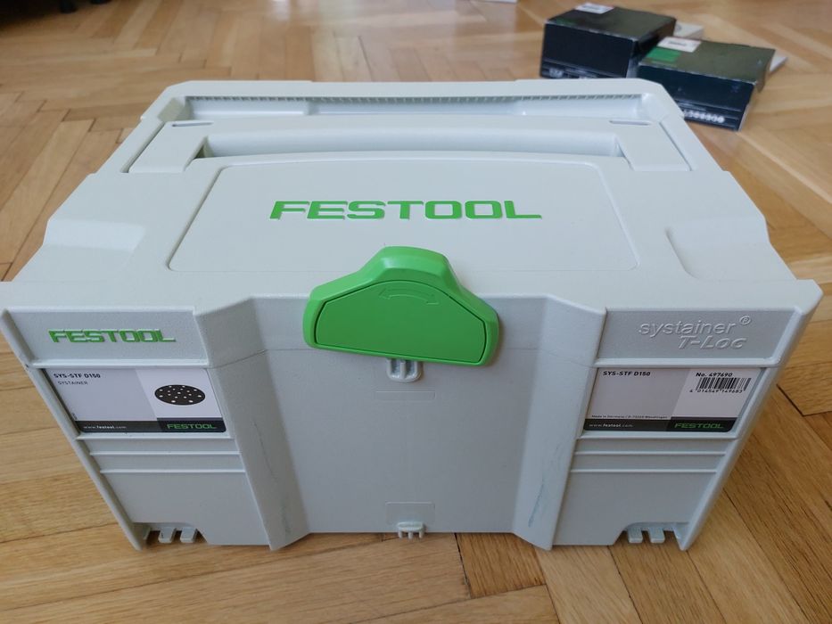 Foi abrazive și systainer de la Festool