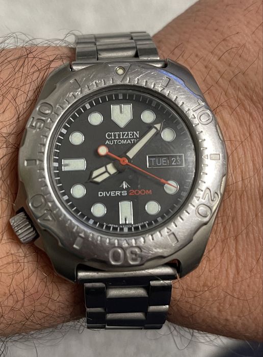 Ceas automatic original diver Citizen promaster din titan