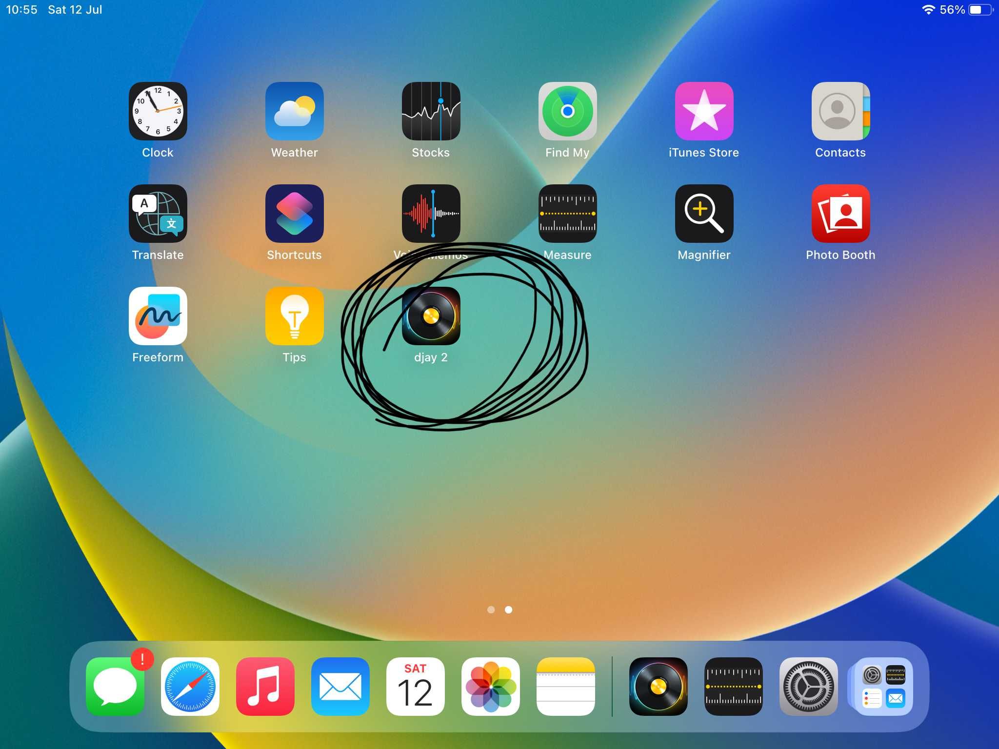 DJ Programma Ipad uchun. Dj2 Algoriddim.