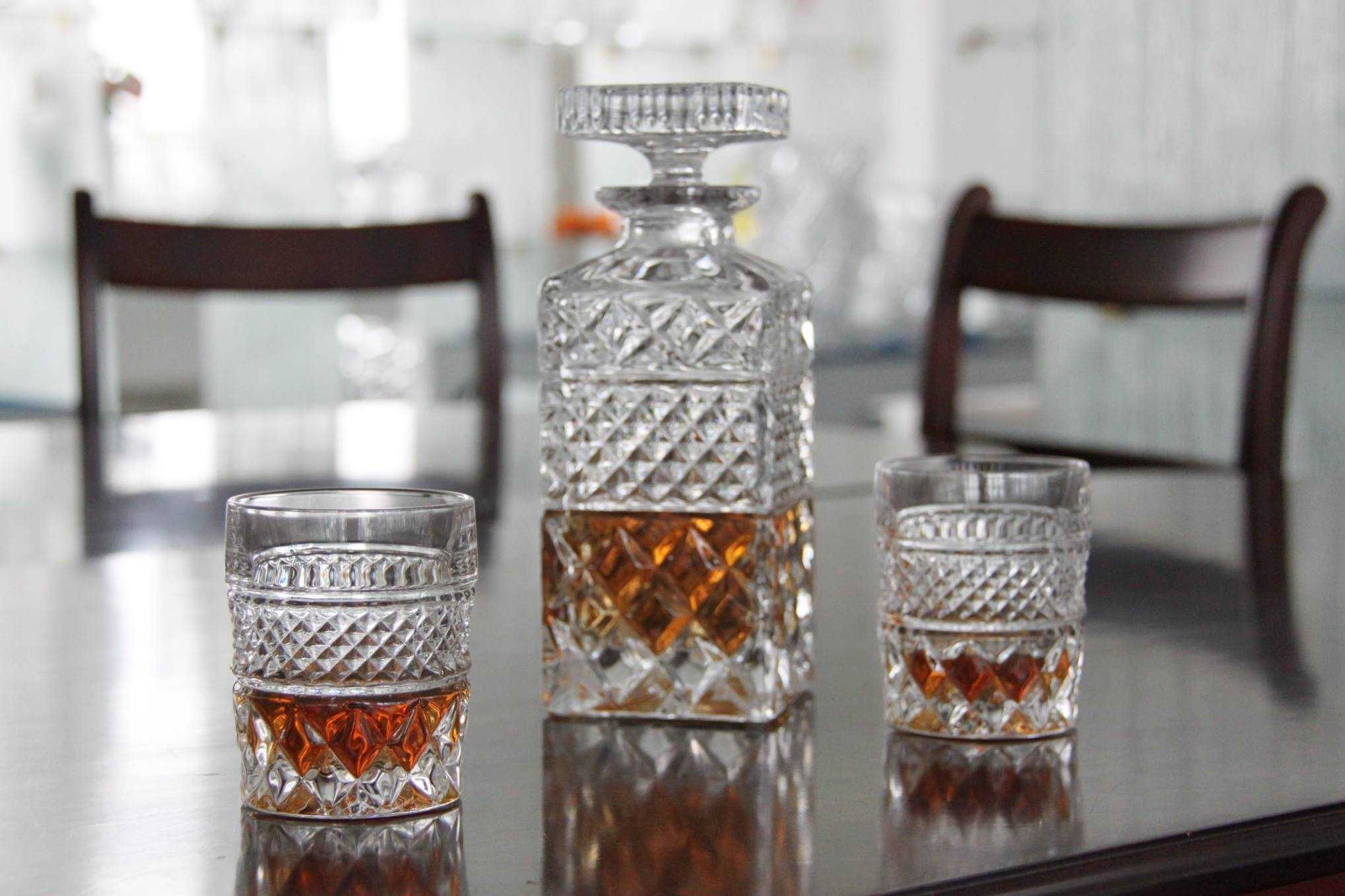 Set pahare cristal whisky