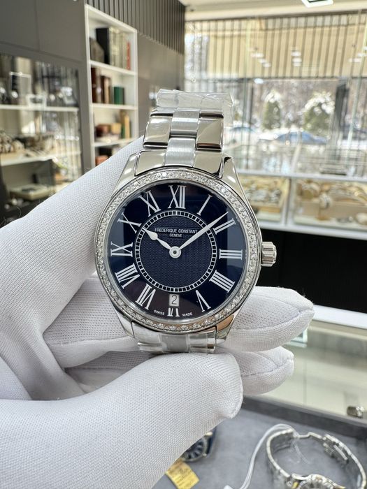 Женские Часы Frederique Constant С бриллиантами 0.5карат