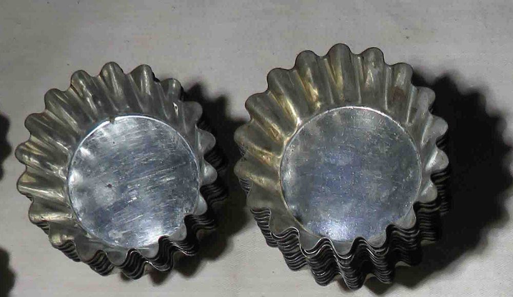 Формочки для выпечки кексов. СССР - 44 штуки.цена за все