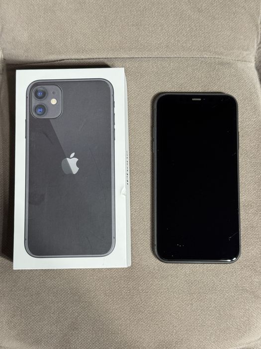 IPhone 11 черный цвет 128 гб