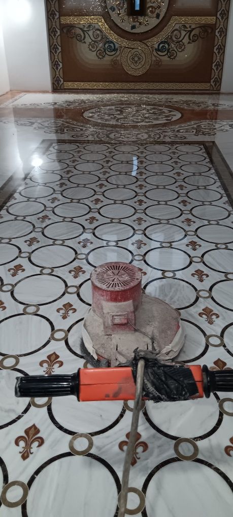 Șlefuit și lustruit marmură granit mozaic