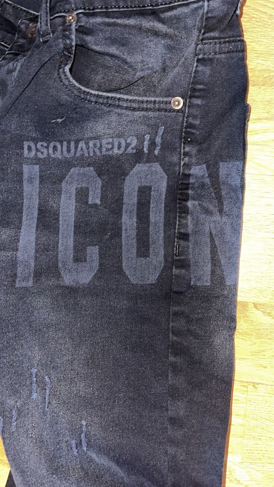 Blugi Dsquared2 ICON noi cu eticheta toate marimile unisec negrii