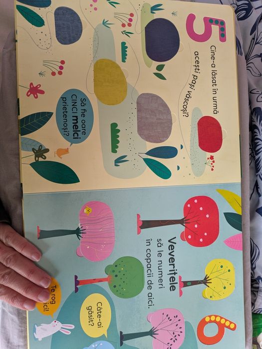 Carte cartonata cu clapete - Numara cu noi