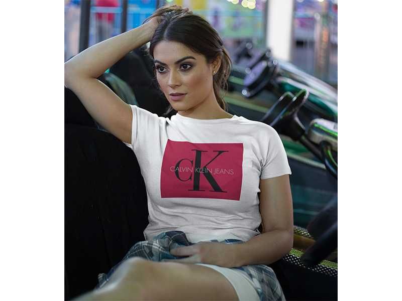Тениска Calvin Klein принт,модели цветове и размери