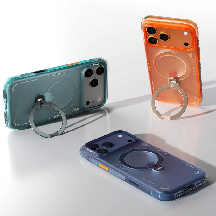 Husa Torras Ostand Q3 Air pentru iPhone 17 Pro Max Glacier Sprint