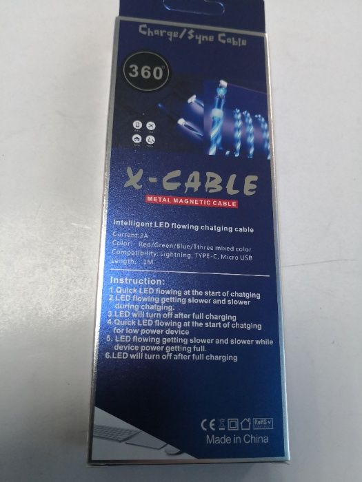 Cablu usb - iphone/micro usb/tip c magnetic