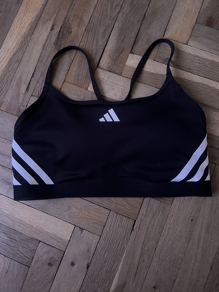 Спортно черно бюстие adidas