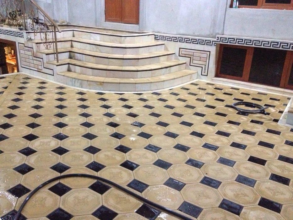 Укладка брусчатка