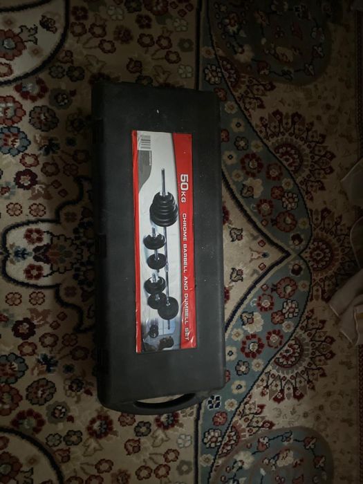 набор гантелей sport lvl разборная 55кг