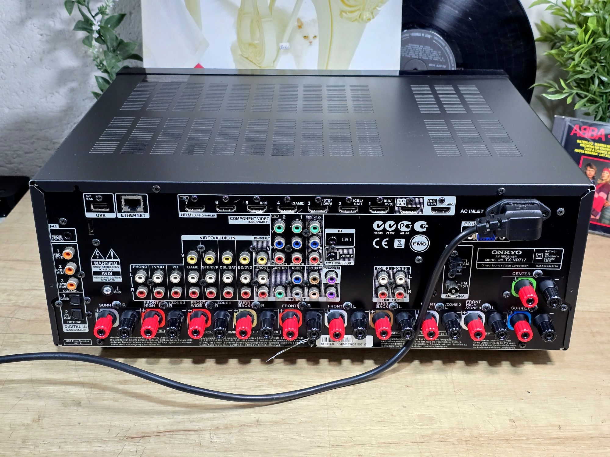 Receiver Onkyo TX-NR 717 AV, 7.2 hdmi, usb, streaming