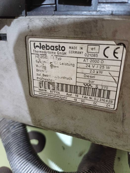 Sirocol 24v Webasto