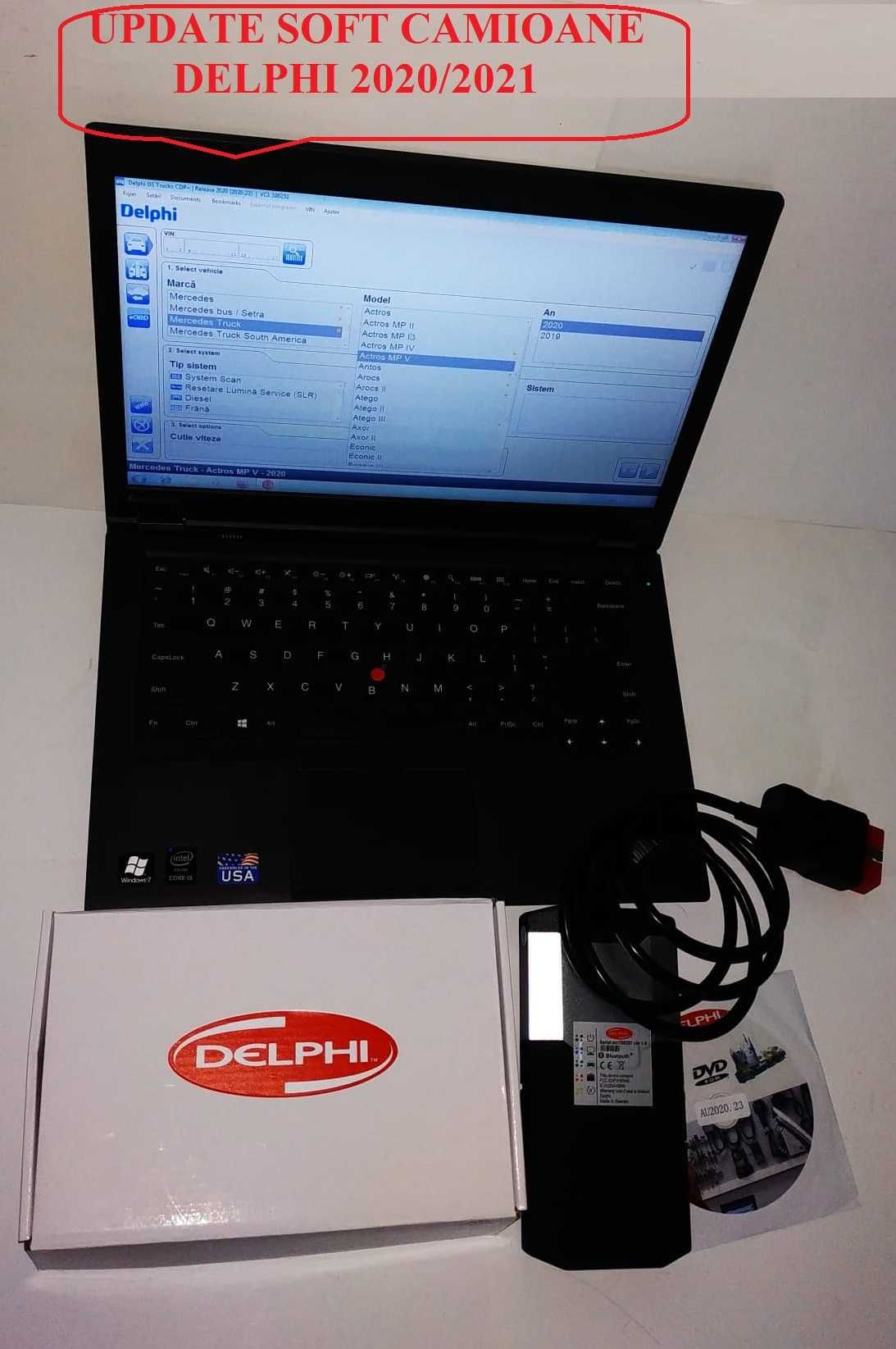 Kit Tester Multimarca Delphi2 DS150E update 2021.10 + Laptop Lenovo I5