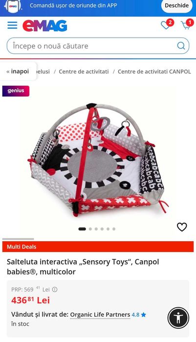 Saltea țarc pufos bebeluși