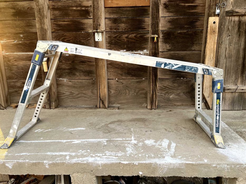 Platforma Pliabil Werner, 1 treaptă, plastic și oțel, înălțime 0,76 m