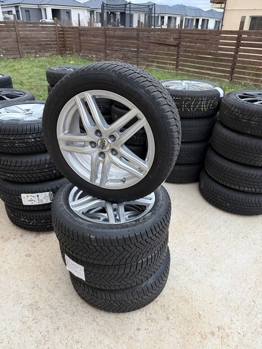 Jante aliaj 17” + cauciucuri iarnă 205/55 R17 Dunlop Winter Sport 5