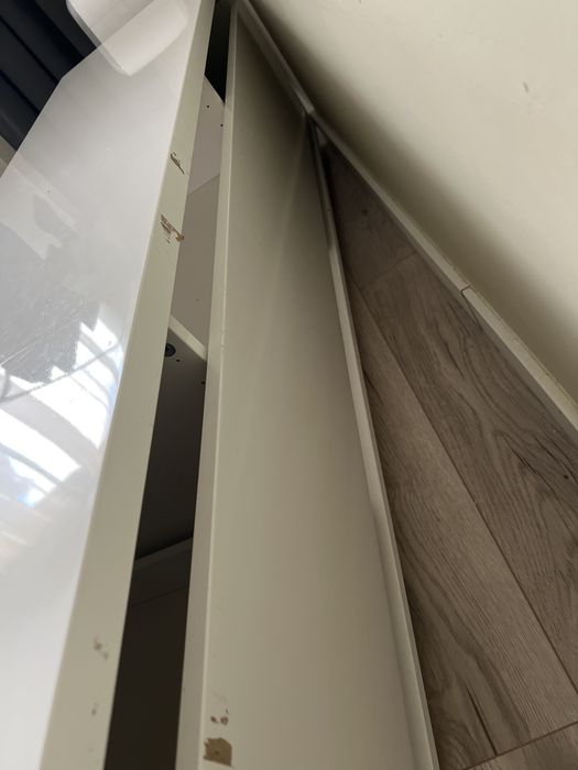 Comoda TV MDF cu 2 sertare Alba