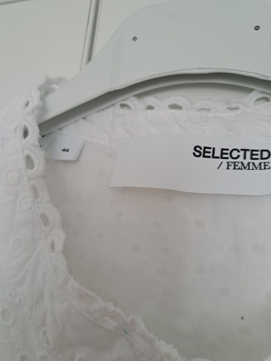 Selected femme риза с рязана бродерия р-р Л/ХЛ