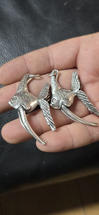 Pandantive pești argint