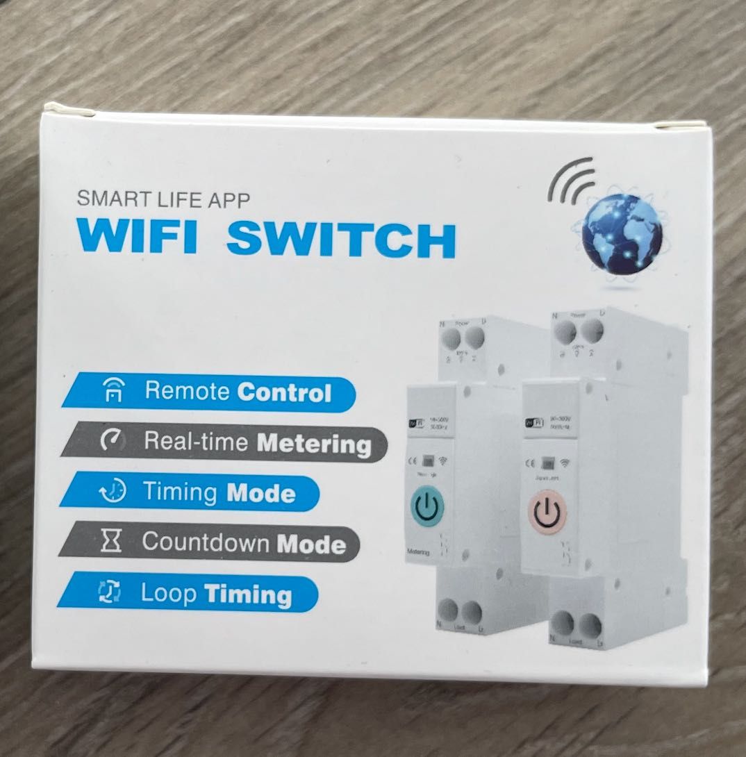 Siguranta inteligenta Wi-Fi Circuit Braker programabila