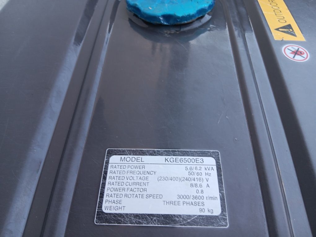 Generator Kipor, trifazic,nou