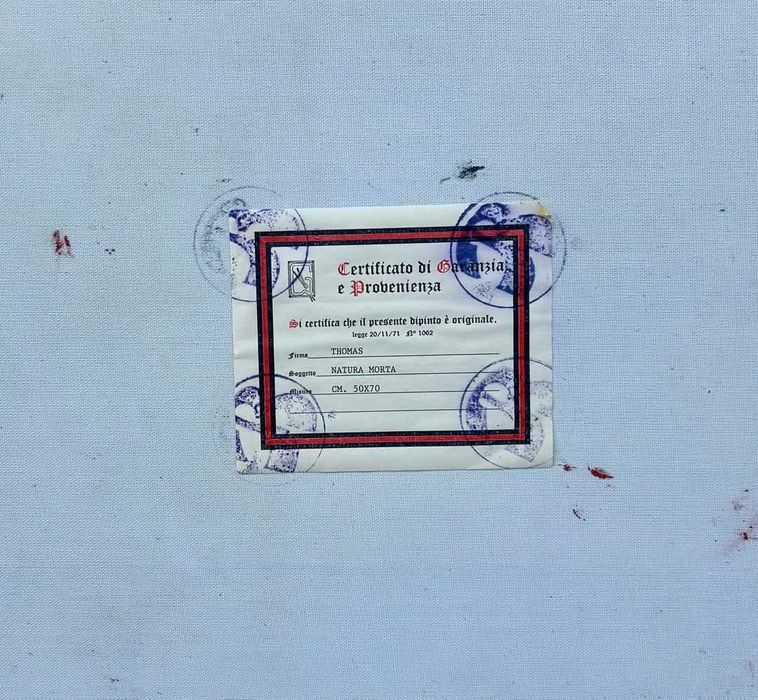 Tablou Natura Statică cu Fructe pictura ulei pe pânză, înrămat 70x90cm