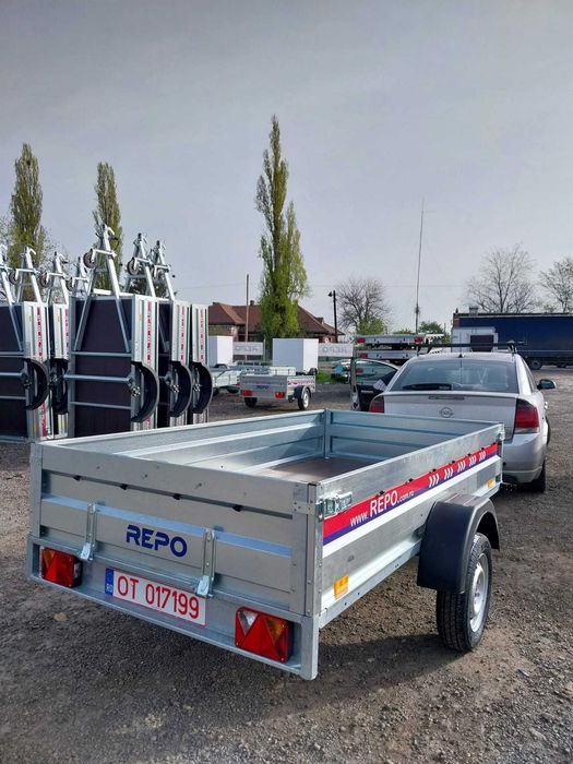Remorcă apicolă basculabilă auto 750kg pentru ATV