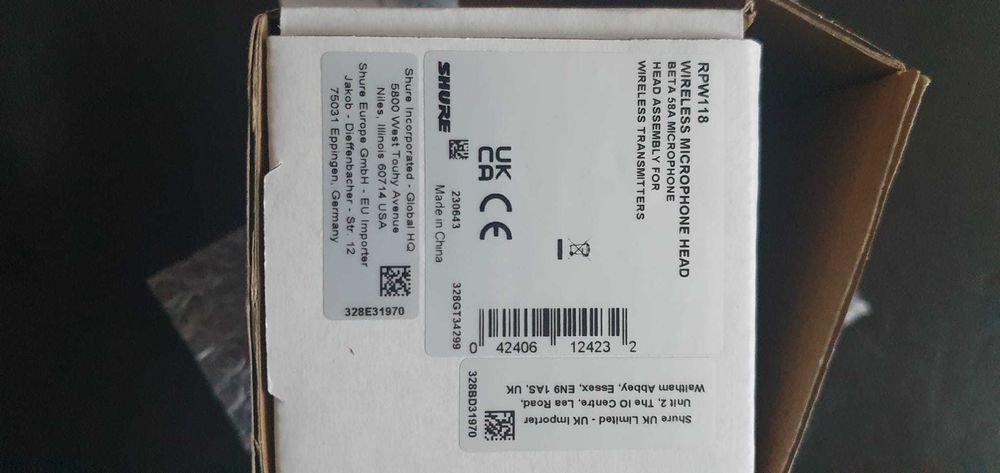 Capsula microfon SHURE BETA 58 A noua