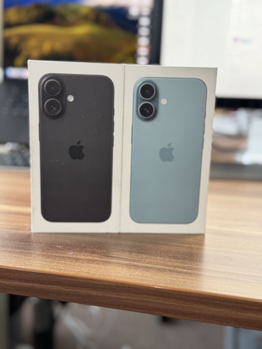 iPhone 16 / 128 GB / GARANȚIE 24 luni / Teal, Balck / Nou - Sigilat |