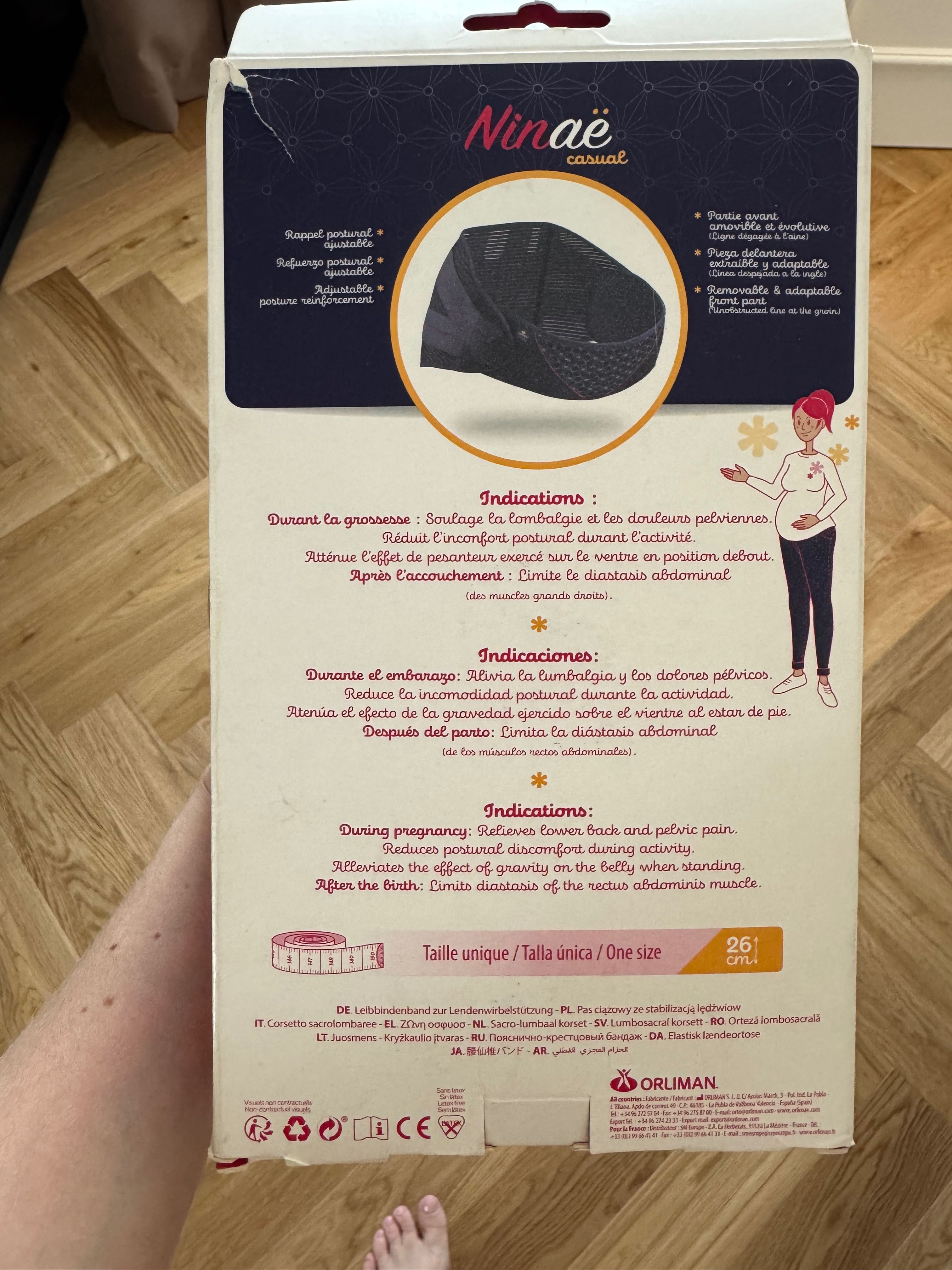 Колан за бременни ORLIMAN Maternity Ninae