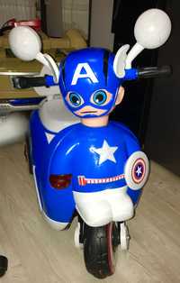 Tricicleta electrica Capitanul America  pentru copii