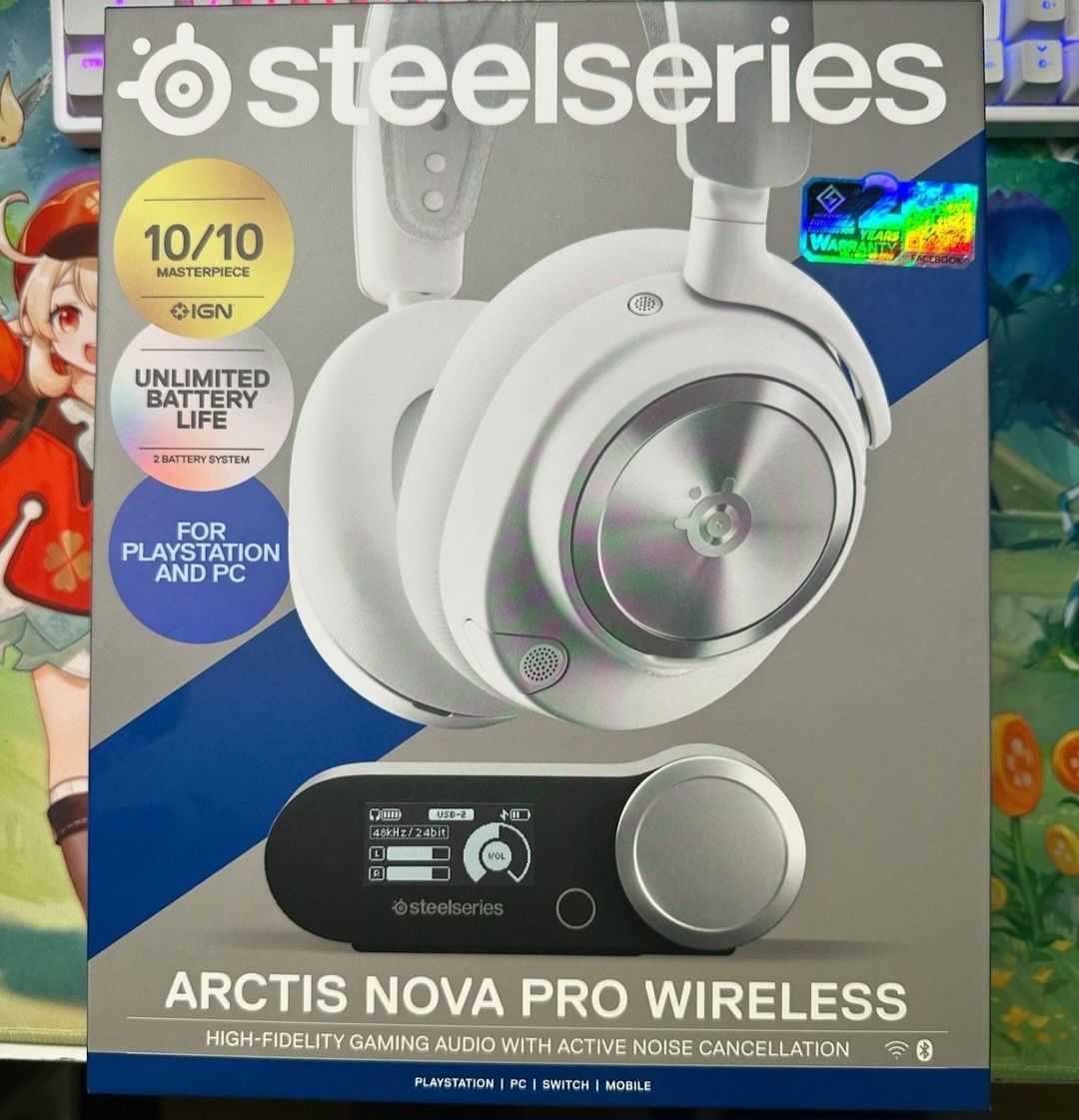 Топ! Steelseries NOVA PRO Wireless Наушники/Гарнитура
