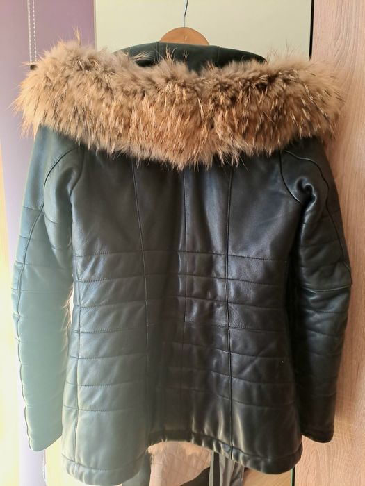 Дамско яке естествена кожа