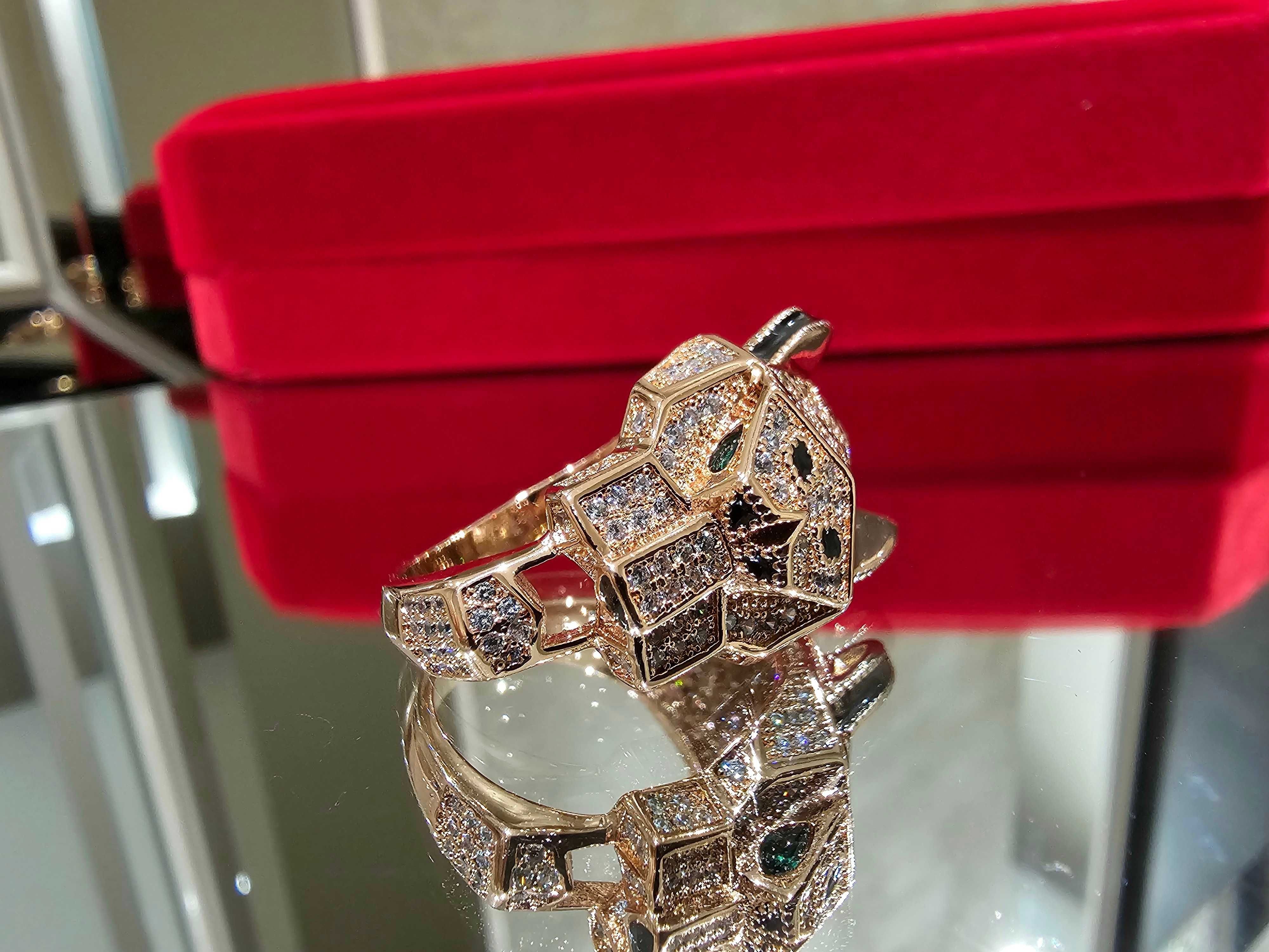 CARTIER Panthere de Cartier Big Rose Gold Diamonds Пръстен