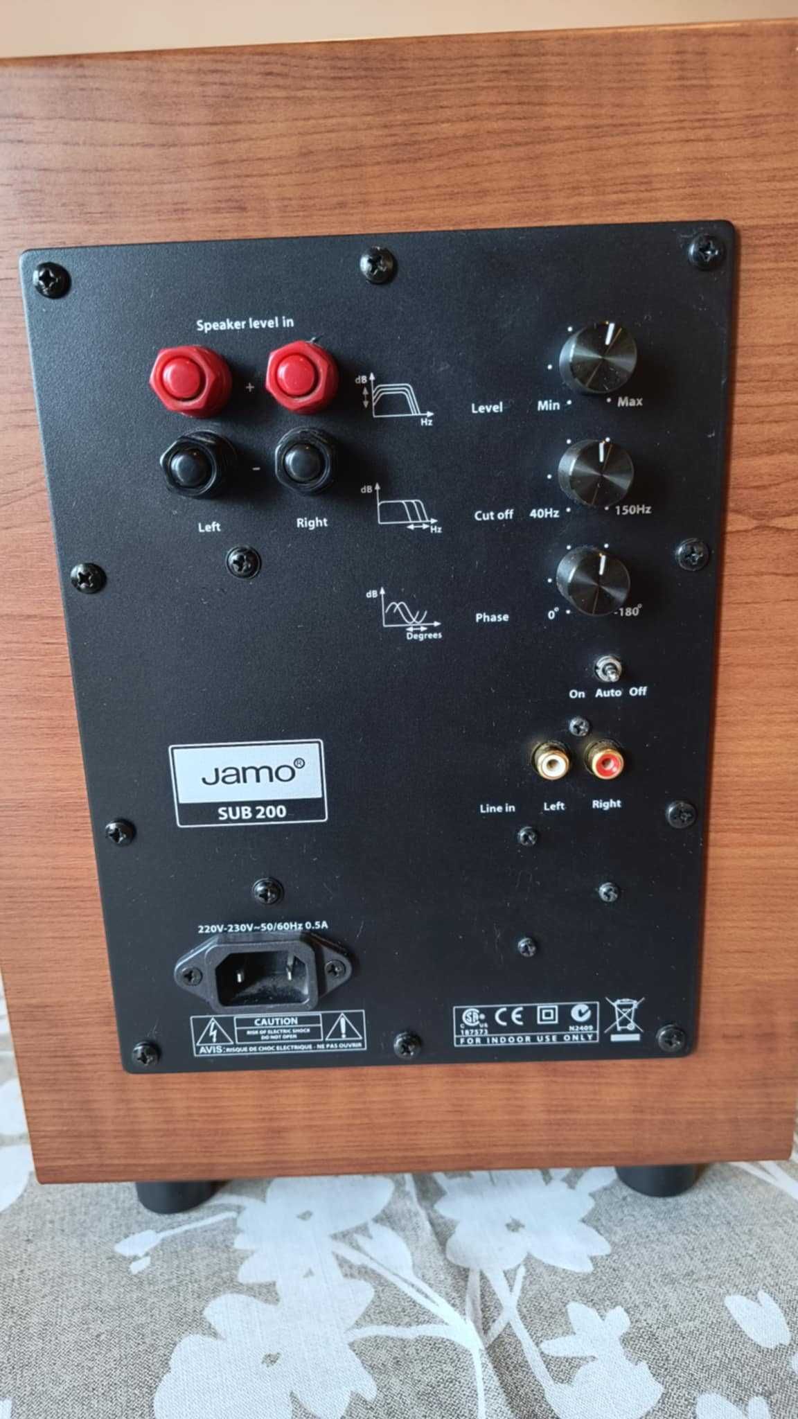 Jamo SUB 200 active subwoofer активен субуфер 200W