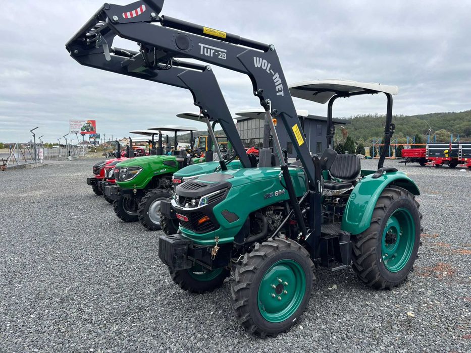 Tractor Konig 4x4 60cp 80cp cu incarcator si semicabina