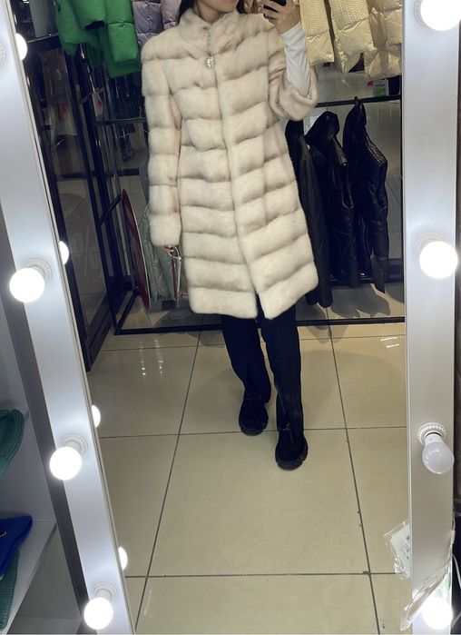 Норковая шуба трансформер в хорошем состоянии