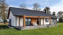 Construim case modulare pe structura metalica, cabane tip A la cheie