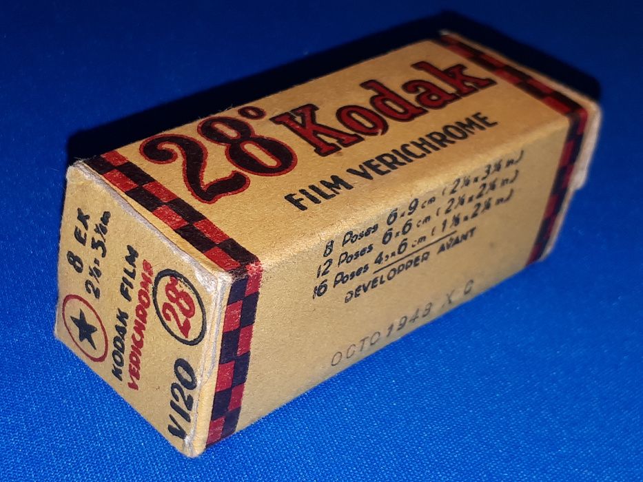 Стари фото ленти Kodak и Gevaert от 1947 и 1948 година цена за брой