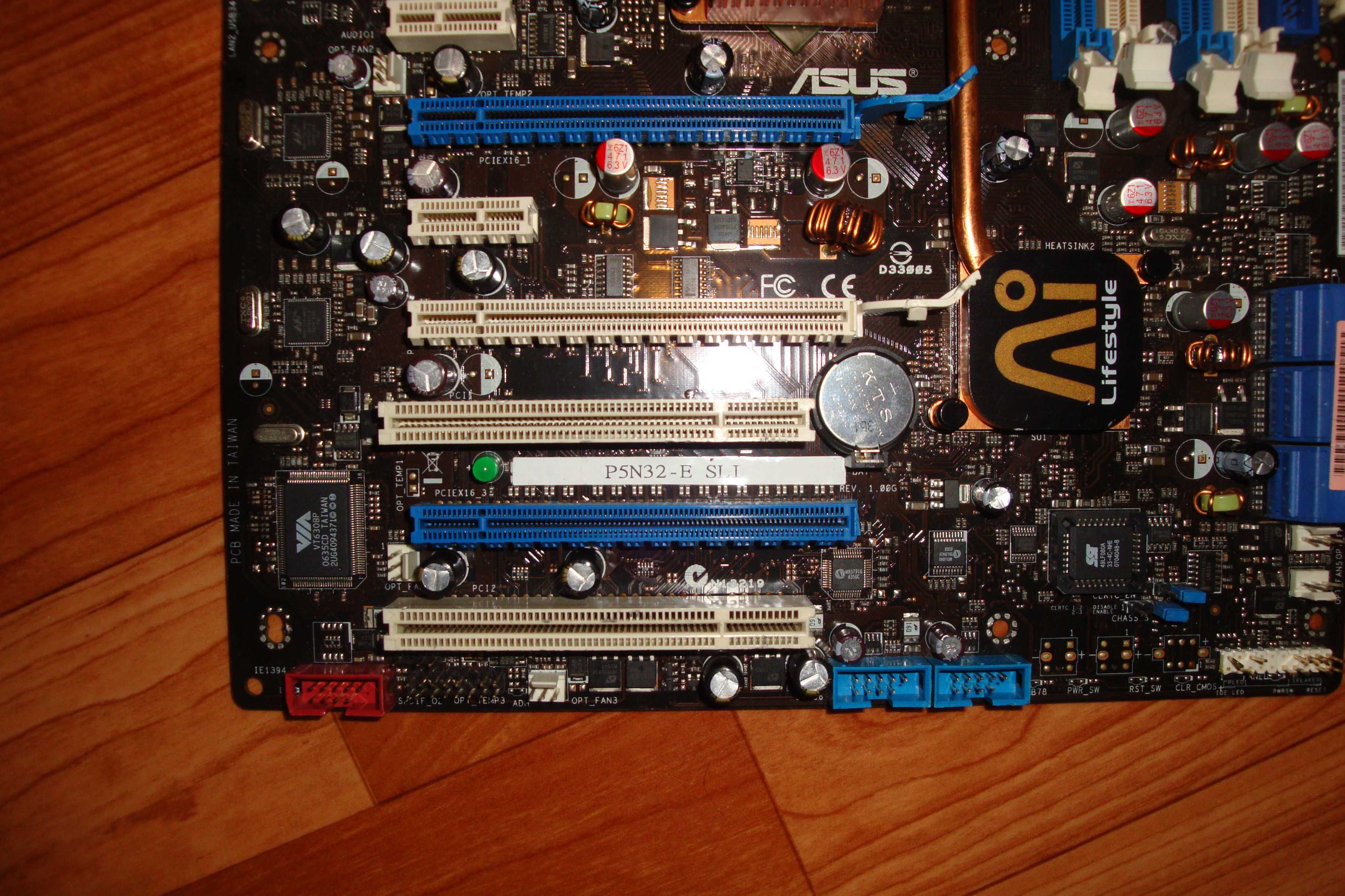 placa de baza asus p5n32-e sli vintage lga 775 ddr2 cupru