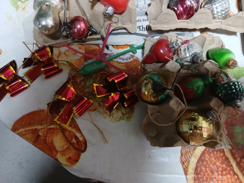 Игрушки на ёлку СССР.