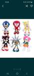Jucarii de plus Super Sonic. Set de 6 buc , 25-28cm