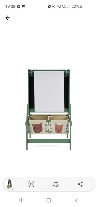 tabla de scris cu 2 fețe pentru copii